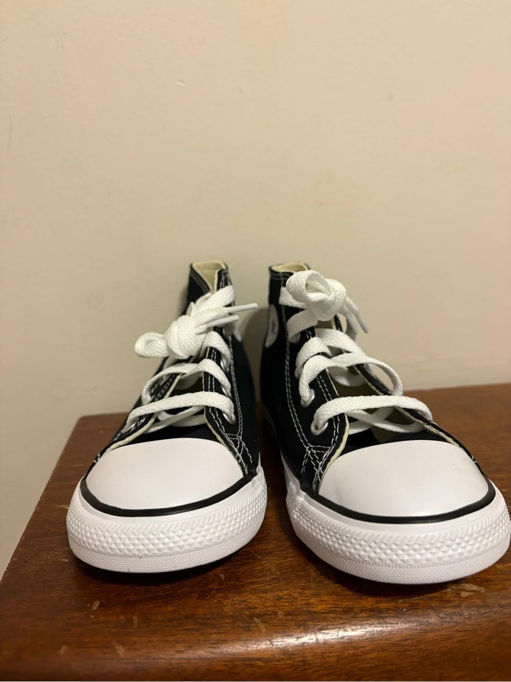 Converse Toddler Kids Black & White High Top Sneakers